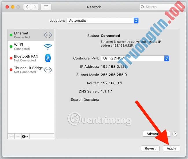 Cách&nbsp;đặt&nbsp;Ethernet&nbsp;hoặc&nbsp;Wi-Fi&nbsp;làm&nbsp;tùy&nbsp;chọn&nbsp;mặc&nbsp;định&nbsp;trên&nbsp;máy&nbsp;Mac