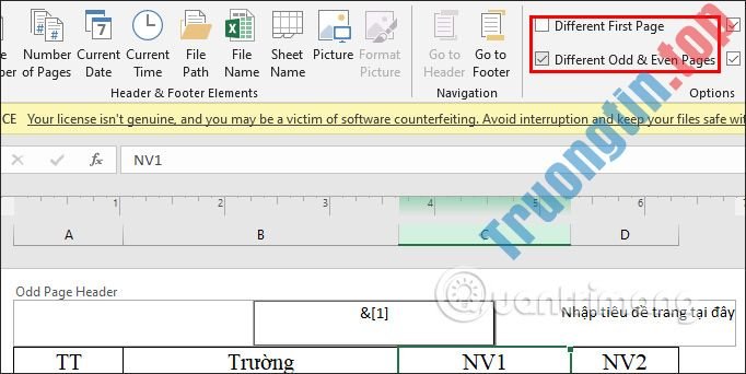 Cách&nbsp;tạo&nbsp;Header&nbsp;trong&nbsp;Microsoft&nbsp;Excel