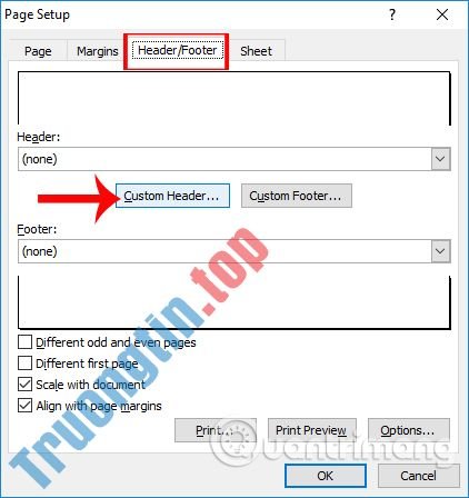 Cách&nbsp;tạo&nbsp;Header&nbsp;trong&nbsp;Microsoft&nbsp;Excel