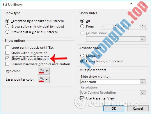 Cách&nbsp;xóa&nbsp;hiệu&nbsp;ứng&nbsp;động&nbsp;trên&nbsp;PowerPoint