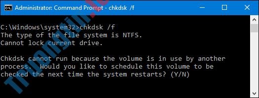 Kiểm&nbsp;tra&nbsp;và&nbsp;sửa&nbsp;lỗi&nbsp;ổ&nbsp;cứng&nbsp;bằng&nbsp;lệnh&nbsp;chkdsk&nbsp;trên&nbsp;Windows