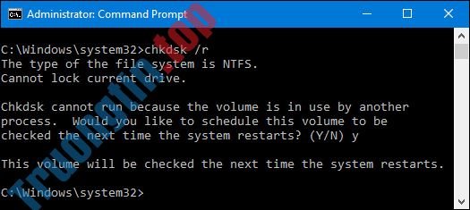 Kiểm&nbsp;tra&nbsp;và&nbsp;sửa&nbsp;lỗi&nbsp;ổ&nbsp;cứng&nbsp;bằng&nbsp;lệnh&nbsp;chkdsk&nbsp;trên&nbsp;Windows