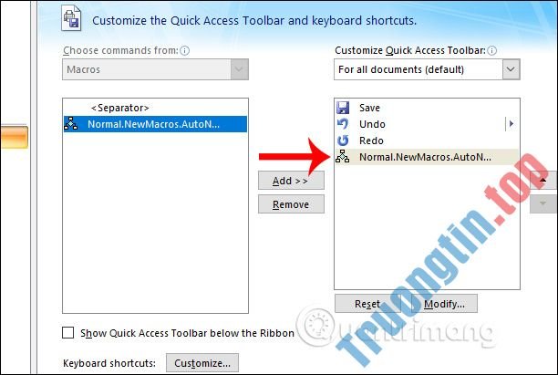 MS&nbsp;Word&nbsp;2007&nbsp;-&nbsp;Bài&nbsp;12:&nbsp;Tạo&nbsp;và&nbsp;dùng&nbsp;Macros