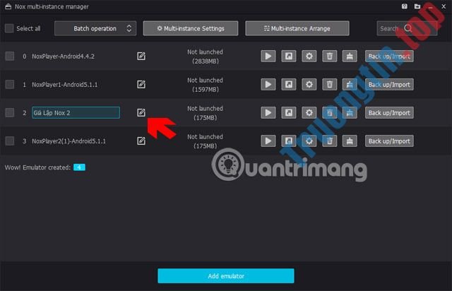 Cách&nbsp;mở&nbsp;nhiều&nbsp;giả&nbsp;lập&nbsp;NoxPlayer&nbsp;cùng&nbsp;lúc