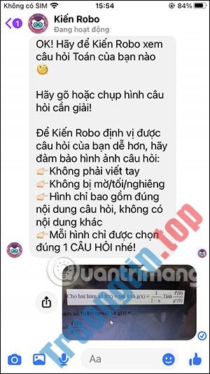 Hướng&nbsp;dẫn&nbsp;giải&nbsp;bài&nbsp;tập&nbsp;trên&nbsp;Messenger