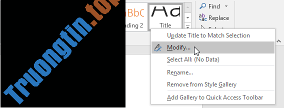 Word&nbsp;2019&nbsp;(Phần&nbsp;28):&nbsp;Áp&nbsp;dụng&nbsp;và&nbsp;sửa&nbsp;đổi&nbsp;Style