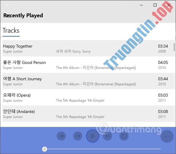 Cách&nbsp;dùng&nbsp;Spotimo&nbsp;phát&nbsp;nhạc&nbsp;Spotify&nbsp;trên&nbsp;Windows&nbsp;10