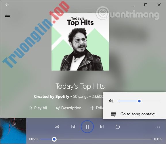Cách&nbsp;dùng&nbsp;Spotimo&nbsp;phát&nbsp;nhạc&nbsp;Spotify&nbsp;trên&nbsp;Windows&nbsp;10