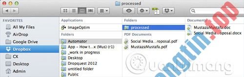 Cách&nbsp;thiết&nbsp;lập&nbsp;các&nbsp;automatic&nbsp;action&nbsp;với&nbsp;Dropbox&nbsp;Automator