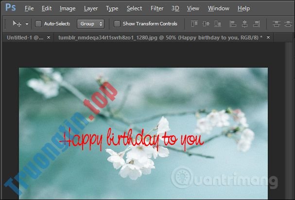 Cách&nbsp;viết&nbsp;chữ&nbsp;uốn&nbsp;lượn&nbsp;trên&nbsp;Photoshop