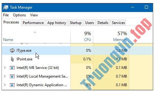 itype.exe là gì? itype.exe có phải virus không?