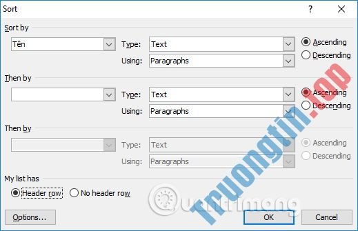Cách&nbsp;sắp&nbsp;xếp&nbsp;tên&nbsp;theo&nbsp;thứ&nbsp;tự&nbsp;chữ&nbsp;cái&nbsp;trong&nbsp;Word