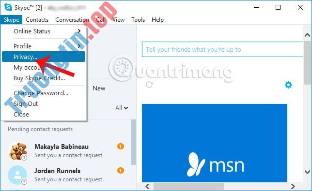Hướng&nbsp;dẫn&nbsp;xóa&nbsp;lịch&nbsp;sử&nbsp;chat&nbsp;trên&nbsp;Skype
