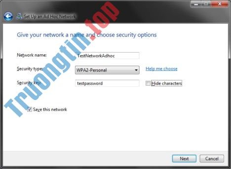 Thiết&nbsp;lập&nbsp;mạng&nbsp;không&nbsp;dây&nbsp;Ad&nbsp;Hoc&nbsp;để&nbsp;phát&nbsp;WiFi&nbsp;không&nbsp;cần&nbsp;phần&nbsp;mềm&nbsp;từ&nbsp;laptop