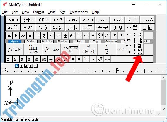 Cách&nbsp;tạo&nbsp;biểu&nbsp;đồ&nbsp;lưới&nbsp;trên&nbsp;MathType