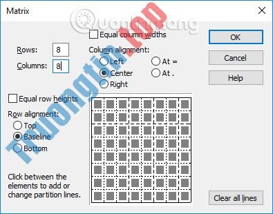 Cách&nbsp;tạo&nbsp;biểu&nbsp;đồ&nbsp;lưới&nbsp;trên&nbsp;MathType