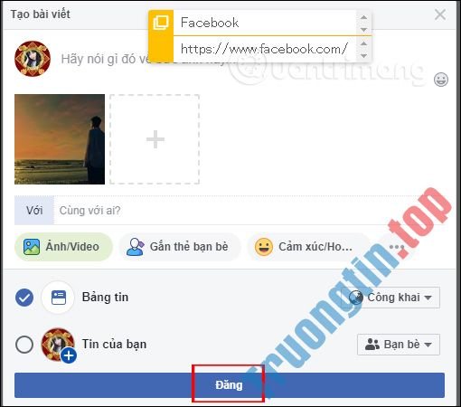 Cách chỉnh sửa hình ảnh đăng lên Facebook