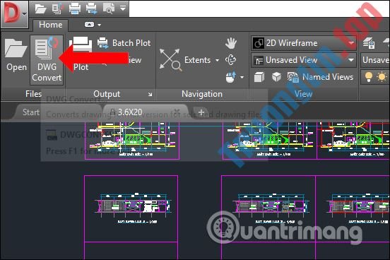 Cách&nbsp;convert&nbsp;bản&nbsp;vẽ&nbsp;AutoCad&nbsp;về&nbsp;bản&nbsp;thấp&nbsp;hơn