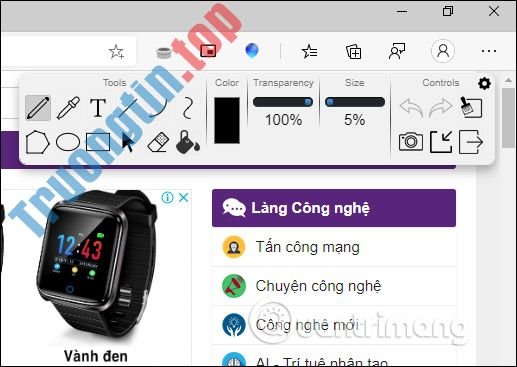 Cách&nbsp;ghi&nbsp;chú&nbsp;trên&nbsp;trang&nbsp;web&nbsp;Edge&nbsp;Chromium