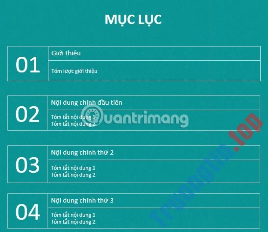 10&nbsp;mẫu&nbsp;mục&nbsp;lục&nbsp;ấn&nbsp;tượng&nbsp;cho&nbsp;Microsoft&nbsp;Word