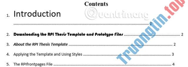 10&nbsp;mẫu&nbsp;mục&nbsp;lục&nbsp;ấn&nbsp;tượng&nbsp;cho&nbsp;Microsoft&nbsp;Word