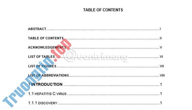 10&nbsp;mẫu&nbsp;mục&nbsp;lục&nbsp;ấn&nbsp;tượng&nbsp;cho&nbsp;Microsoft&nbsp;Word