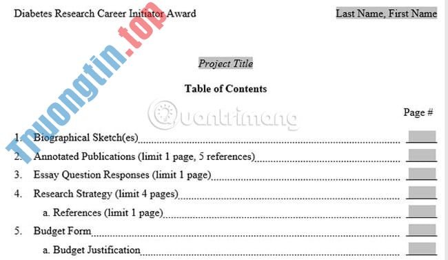 10&nbsp;mẫu&nbsp;mục&nbsp;lục&nbsp;ấn&nbsp;tượng&nbsp;cho&nbsp;Microsoft&nbsp;Word