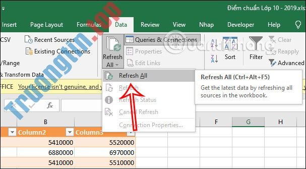 Cách&nbsp;lấy&nbsp;dữ&nbsp;liệu&nbsp;từ&nbsp;web&nbsp;vào&nbsp;Excel