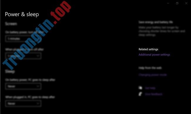 Cách&nbsp;tùy&nbsp;chỉnh&nbsp;cài&nbsp;đặt&nbsp;chế&nbsp;độ&nbsp;Sleep&nbsp;trên&nbsp;Windows&nbsp;10