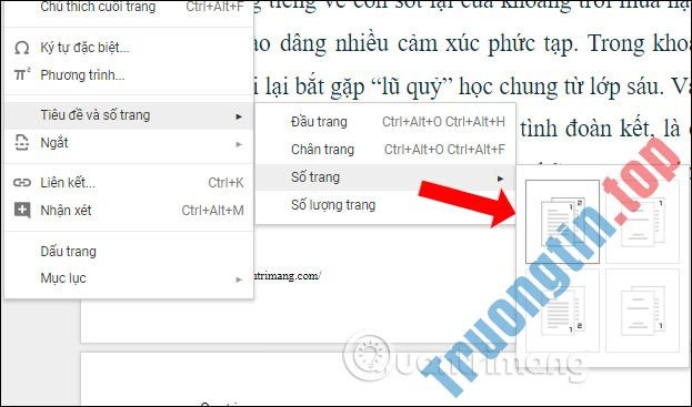 Cách&nbsp;thêm&nbsp;số&nbsp;trang&nbsp;trên&nbsp;Google&nbsp;Docs