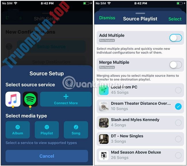 Cách&nbsp;chuyển&nbsp;danh&nbsp;sách&nbsp;phát&nbsp;nhạc&nbsp;giữa&nbsp;Spotify&nbsp;và&nbsp;Apple&nbsp;Music