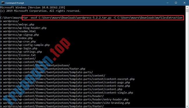 Cách&nbsp;giải&nbsp;nén&nbsp;nhanh&nbsp;file&nbsp;.tar.gz&nbsp;trên&nbsp;Windows&nbsp;10