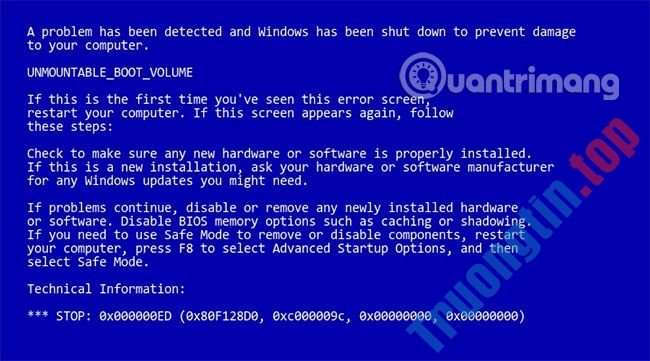 Hướng&nbsp;dẫn&nbsp;sửa&nbsp;lỗi&nbsp;màn&nbsp;hình&nbsp;xanh&nbsp;trên&nbsp;máy&nbsp;tính