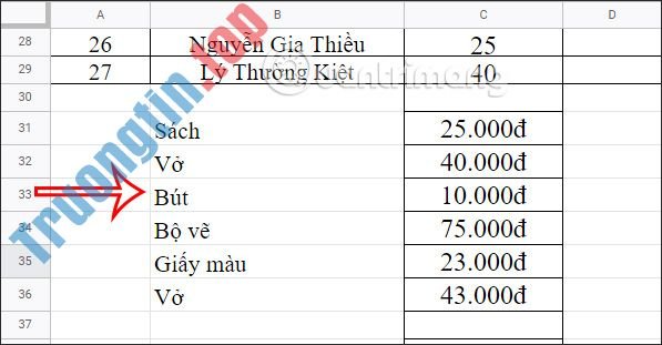 Cách&nbsp;tính&nbsp;phần&nbsp;trăm&nbsp;(%)&nbsp;trong&nbsp;Google&nbsp;Sheets