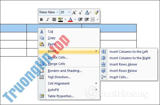 Cách&nbsp;tạo&nbsp;bảng&nbsp;trong&nbsp;Word&nbsp;2007