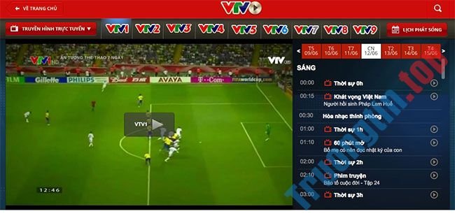 Cách xem VTV6, xem tivi trực tuyến trên máy tính