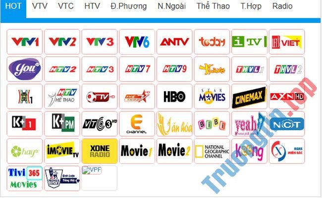 Cách xem VTV6, xem truyền hình trực tuyến trên máy tính