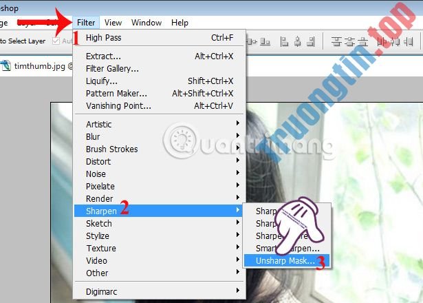 Cách&nbsp;làm&nbsp;nét&nbsp;hình&nbsp;ảnh&nbsp;bằng&nbsp;Photoshop