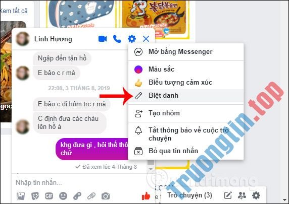 Cách&nbsp;đặt&nbsp;biệt&nbsp;danh&nbsp;trên&nbsp;Messenger&nbsp;điện&nbsp;thoại,&nbsp;máy&nbsp;tính