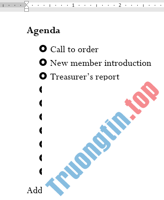 Word&nbsp;2019&nbsp;(Phần&nbsp;9):&nbsp;Tạo&nbsp;list&nbsp;(danh&nbsp;sách)