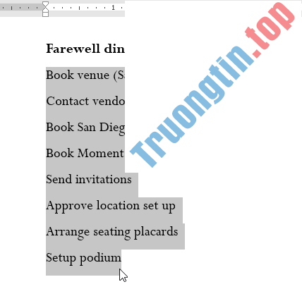 Word&nbsp;2019&nbsp;(Phần&nbsp;9):&nbsp;Tạo&nbsp;list&nbsp;(danh&nbsp;sách)