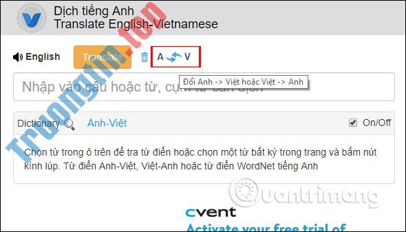 Cách&nbsp;dùng&nbsp;VIKI&nbsp;Translator&nbsp;dịch&nbsp;Anh&nbsp;Việt&nbsp;trực&nbsp;tuyến