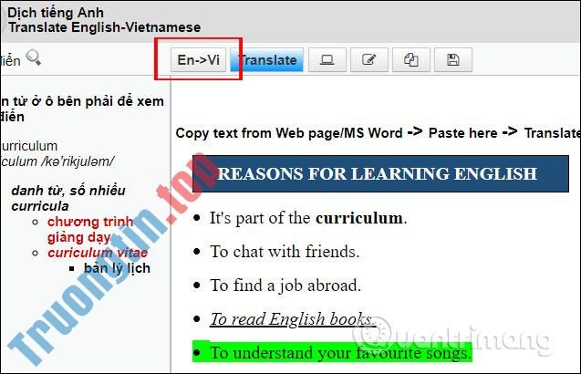 Cách&nbsp;dùng&nbsp;VIKI&nbsp;Translator&nbsp;dịch&nbsp;Anh&nbsp;Việt&nbsp;trực&nbsp;tuyến