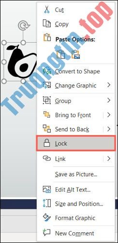 Cách khóa vị trí của một đối tượng trong Microsoft PowerPoint