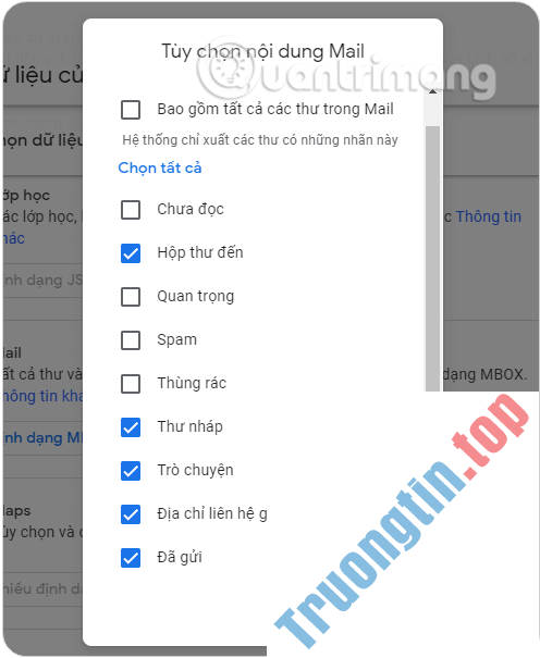 Cách sao lưu toàn bộ email trên Gmail về máy tính 7 Cách sao lưu toàn bộ email trên Gmail về máy tính