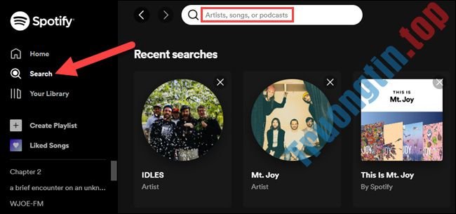 Hướng&nbsp;dẫn&nbsp;sử&nbsp;dụng&nbsp;trình&nbsp;phát&nbsp;Spotify&nbsp;web