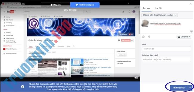 Đây&nbsp;là&nbsp;cách&nbsp;Live&nbsp;Stream&nbsp;Video&nbsp;Facebook&nbsp;trên&nbsp;PC,&nbsp;Fanpage