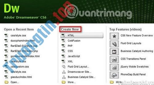 Làm&nbsp;việc&nbsp;với&nbsp;các&nbsp;library&nbsp;item&nbsp;trong&nbsp;Adobe&nbsp;Dreamweaver&nbsp;CS6