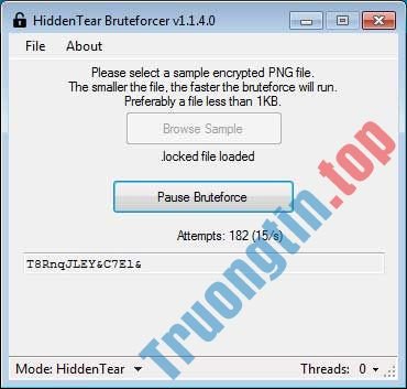 Vô&nbsp;hiệu&nbsp;hóa&nbsp;mã&nbsp;độc&nbsp;HiddenTear&nbsp;Ransomware&nbsp;với&nbsp;HT&nbsp;Brute&nbsp;Forcer