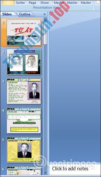 Cách&nbsp;chỉnh&nbsp;hình&nbsp;thu&nbsp;nhỏ&nbsp;slide&nbsp;trong&nbsp;PowerPoint